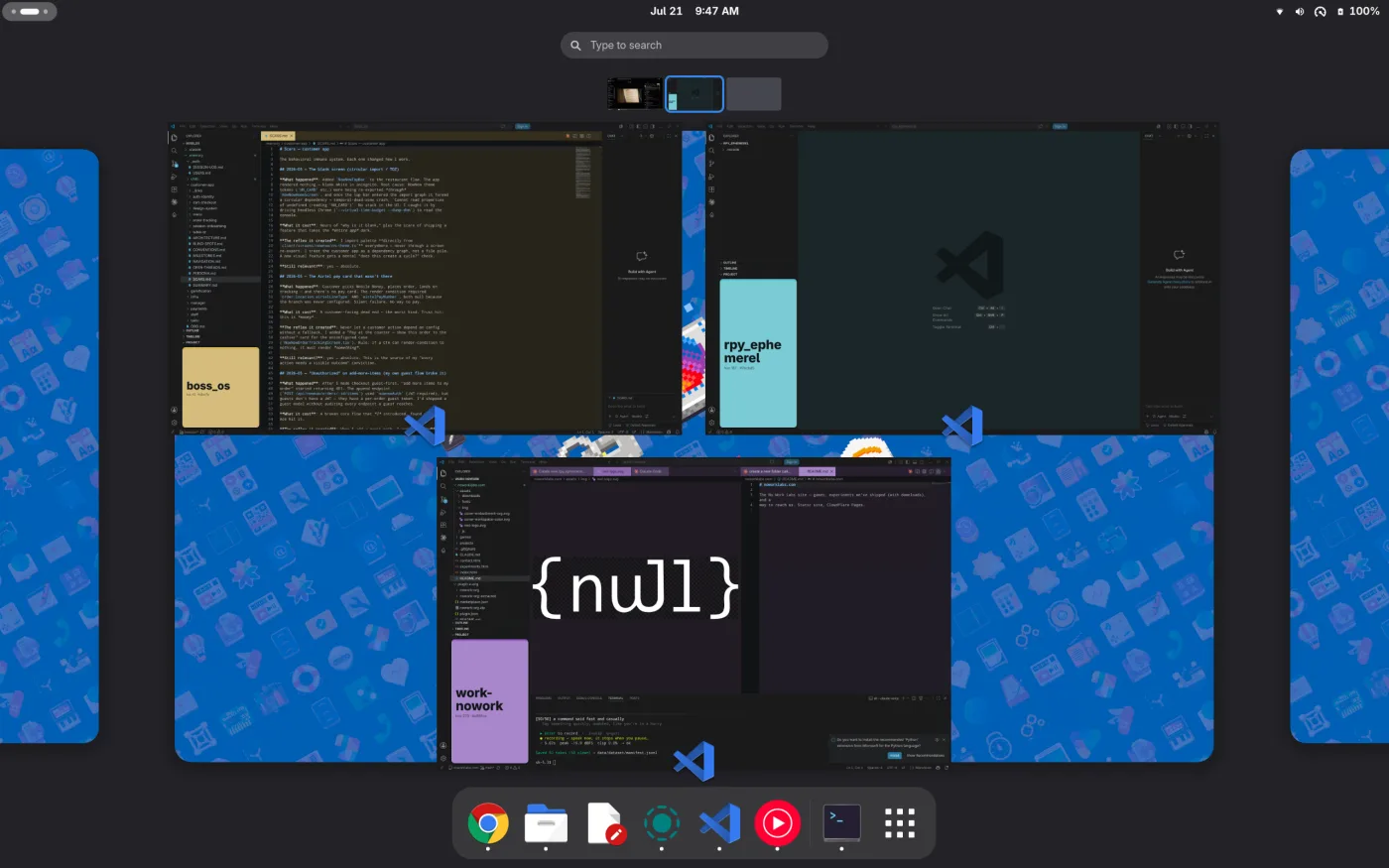 Workspace Color tinting a VS Code window